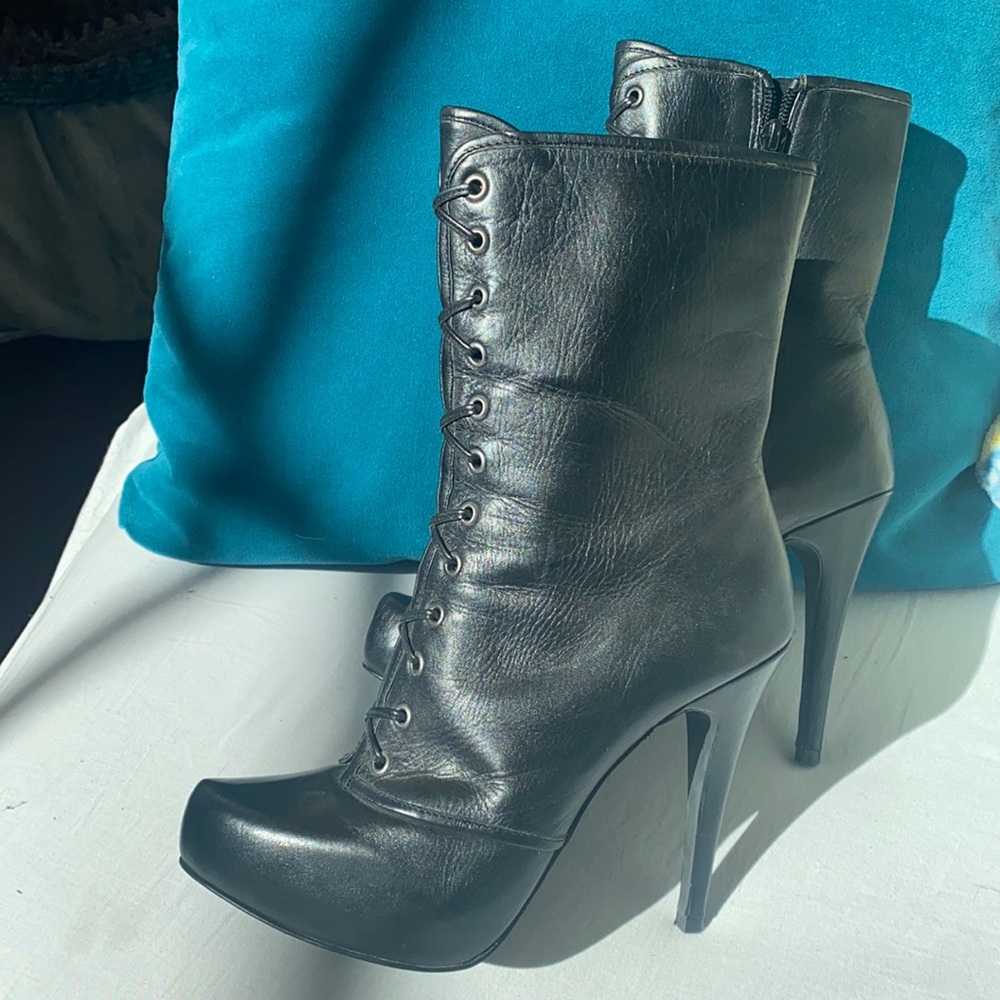 Super sexy High heel Platform Boots SZ 8